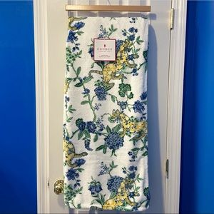 Blue Flower/Leapard Store House Blanket 50x70